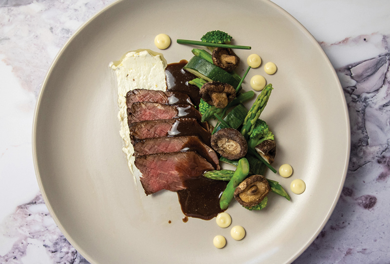 well seasoned catering beef dish